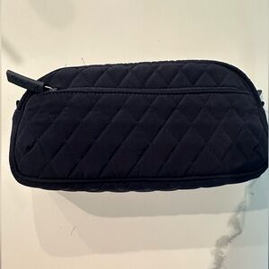 Vera Bradley Quilted Dark Blue Toiletry Bag